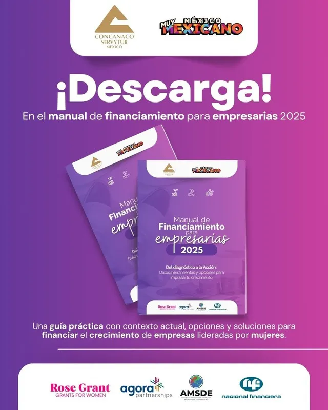 Manual de financiamiento para empresarias de Concanaco Servytur